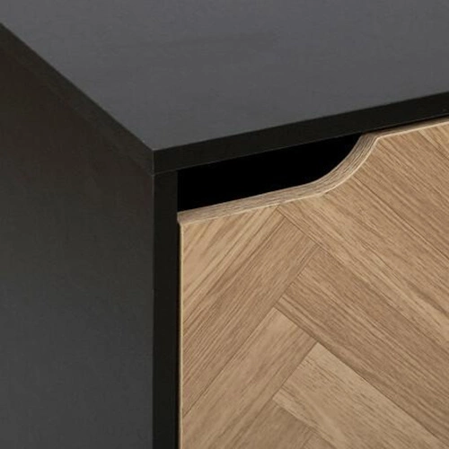 Police Mix`n Door Chevrons se 3 přihrádkami černá